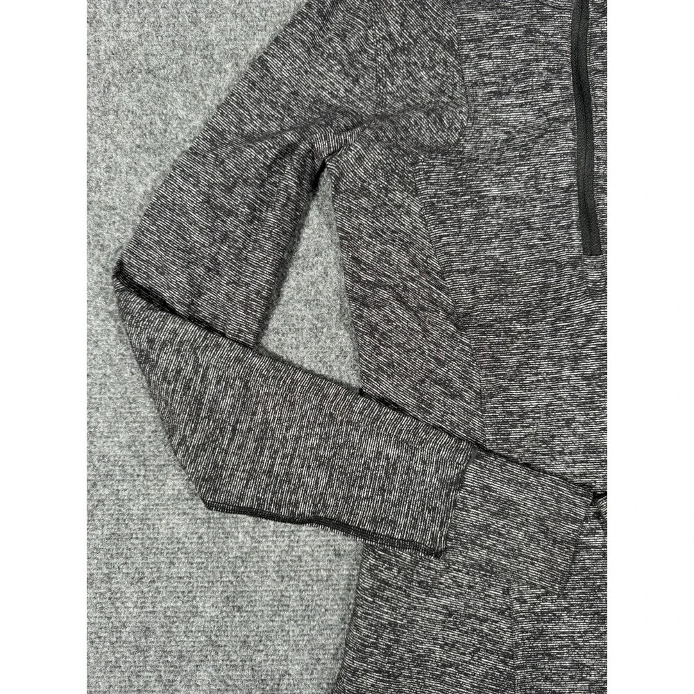 Lululemon Extra Mile 1/2 Zip Womens Size 2 Heathered Gray Yoga Gym‎ Running